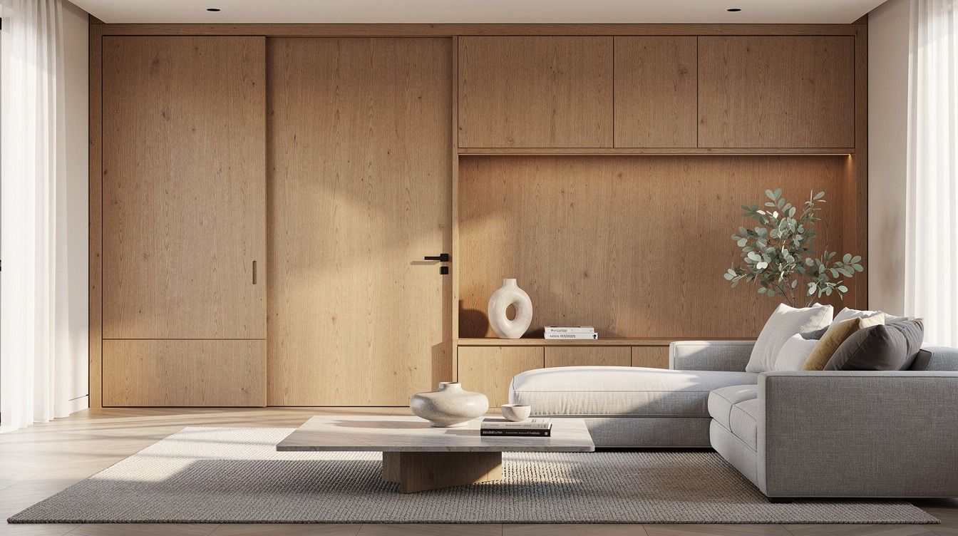 I Wanted Warm, Seamless Walls, These Wood Hidden Door Ideas Worked