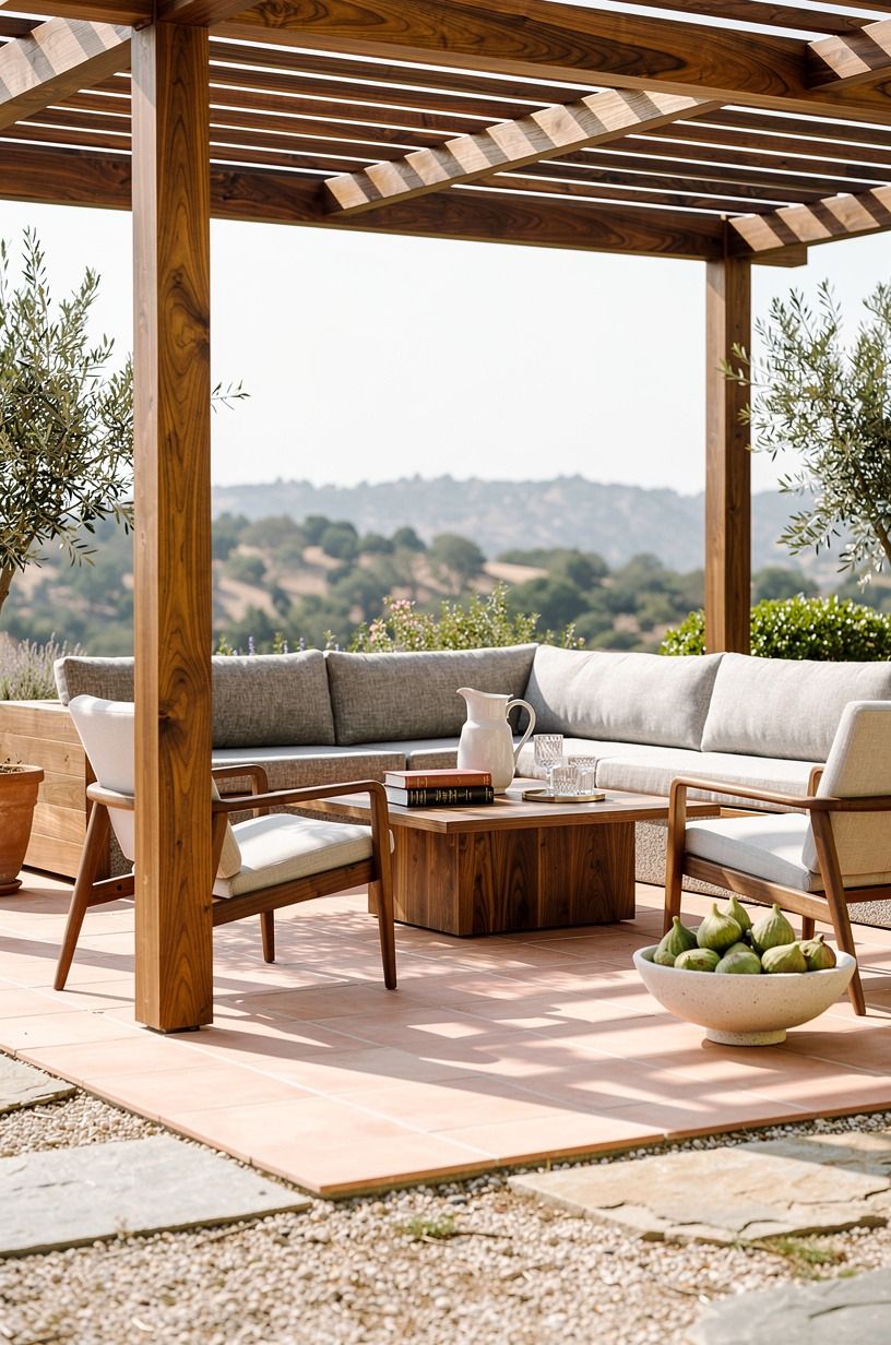 Build a pergola around the view (The Frame-First Rule)