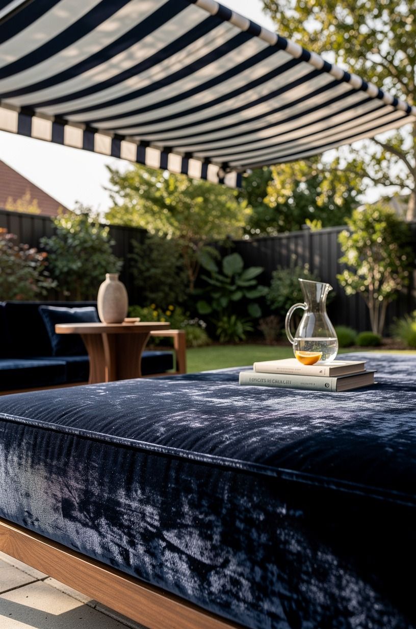 Could a striped awning beat a solid roof?