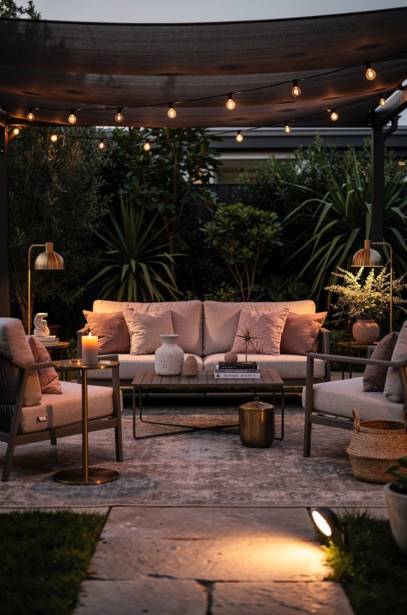 Paint the overhead structure deep and moody