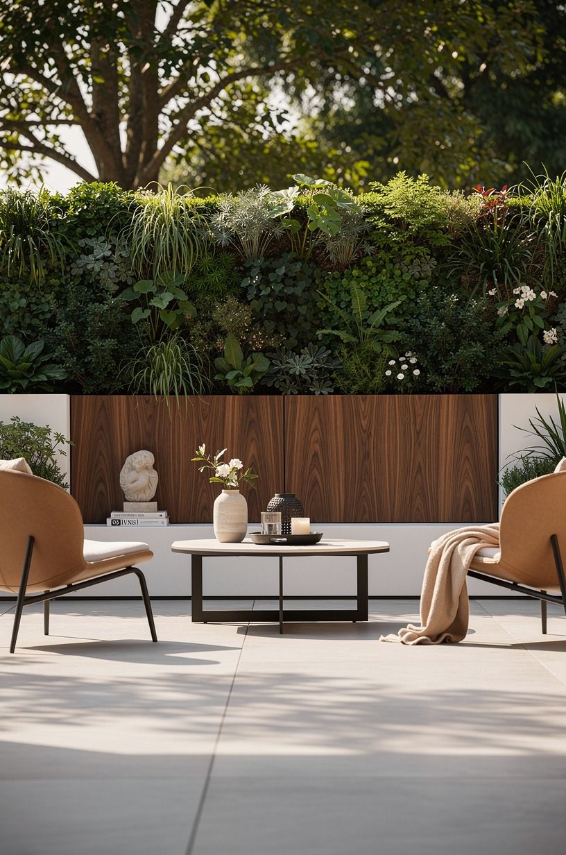 Skip bulky planters and build a vertical green edge