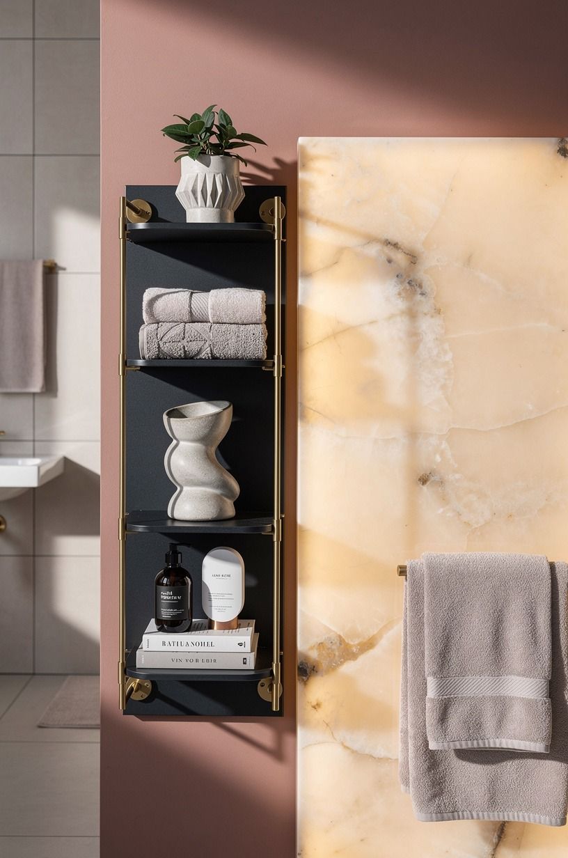 Add a rental shelf with removable hardware