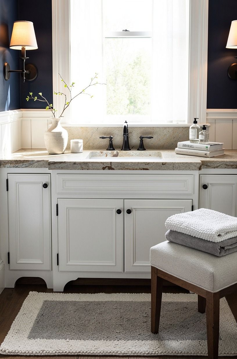 Add a stone sill that can take real water