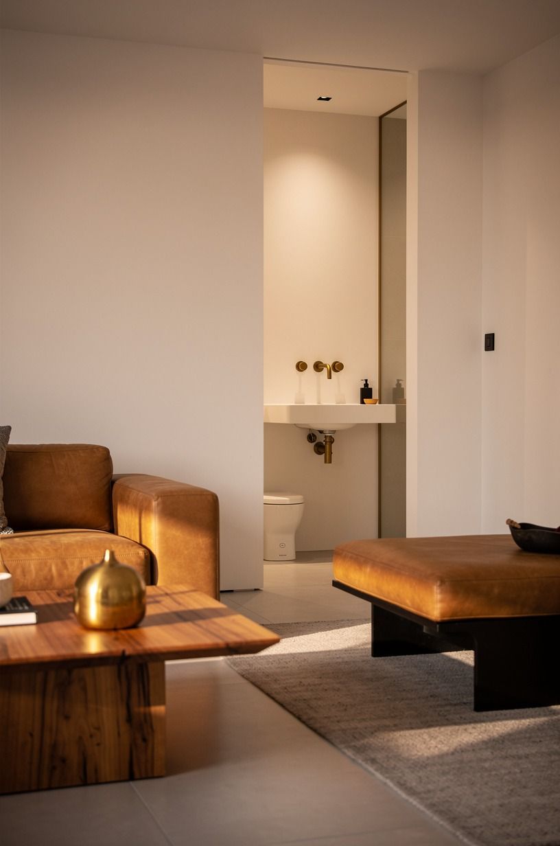 Add a Warm Wood Note to Stop the Palette Feeling Cold