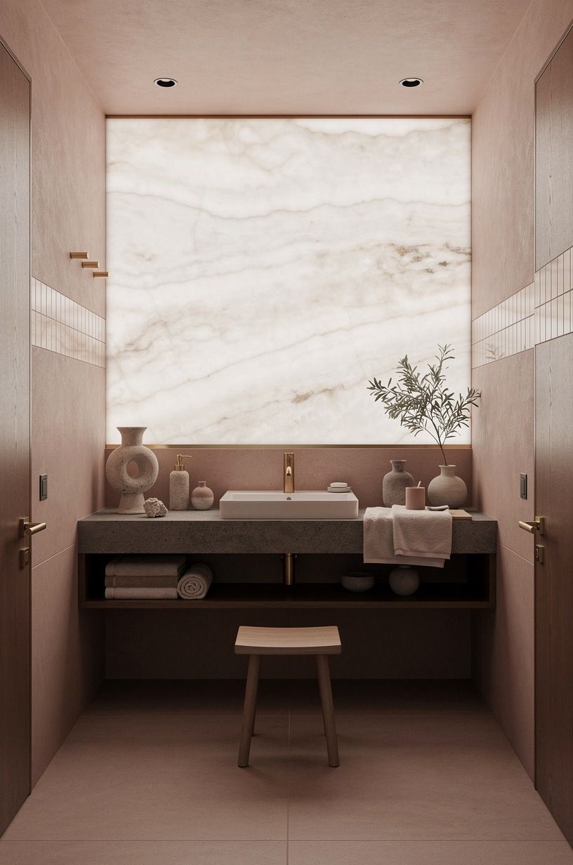 Add hand-glazed tile only where your eye lands