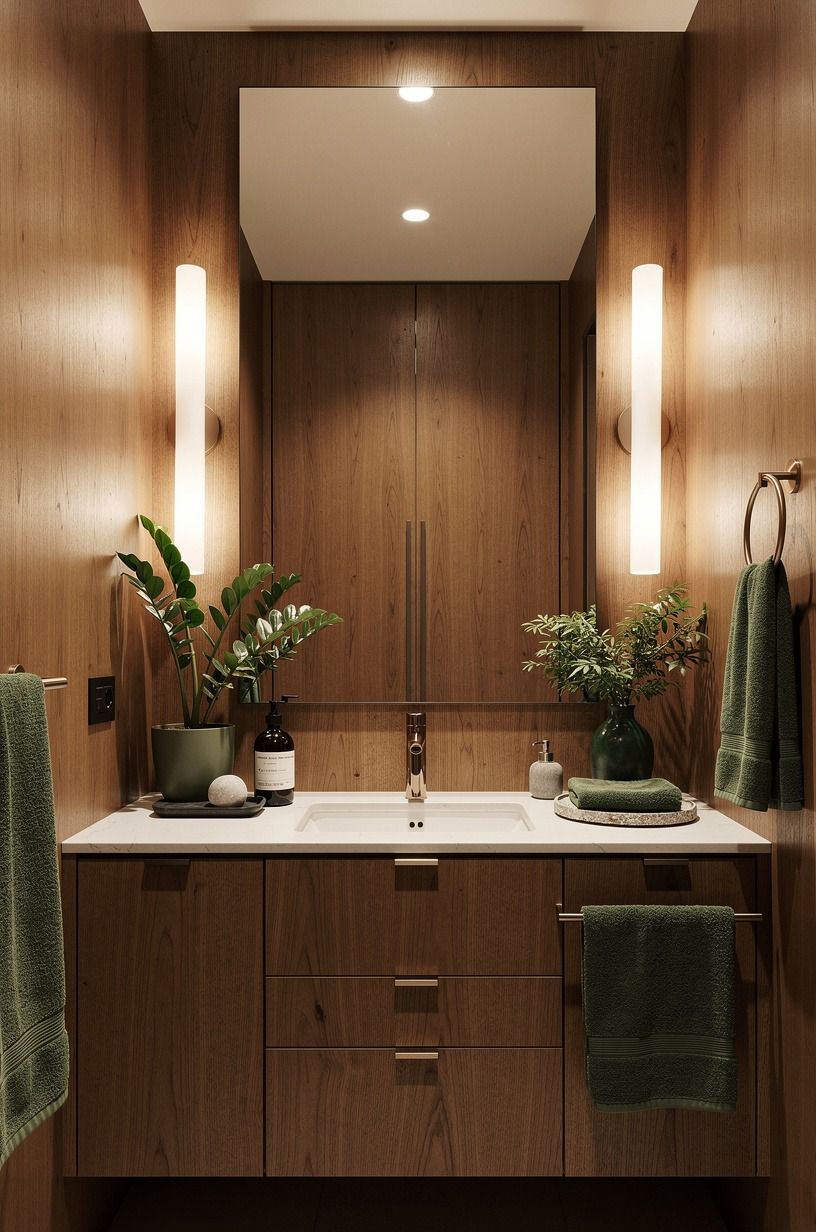 Add wood so green doesn't turn cold