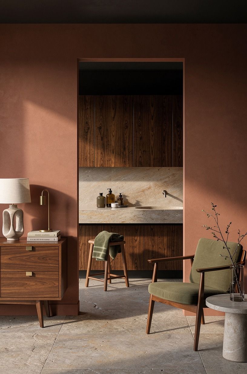 Anchor the room with The Dark Ceiling Rule