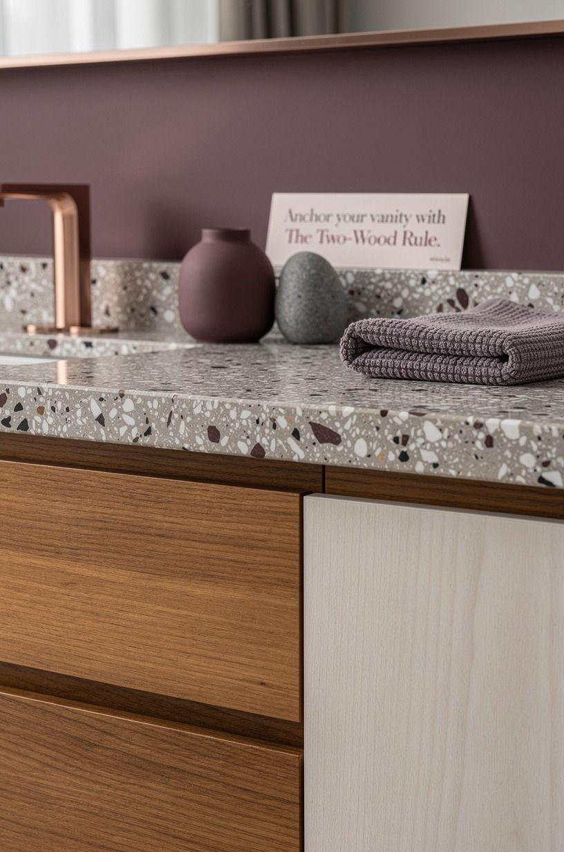 Anchor your vanity with The Two-Wood Rule