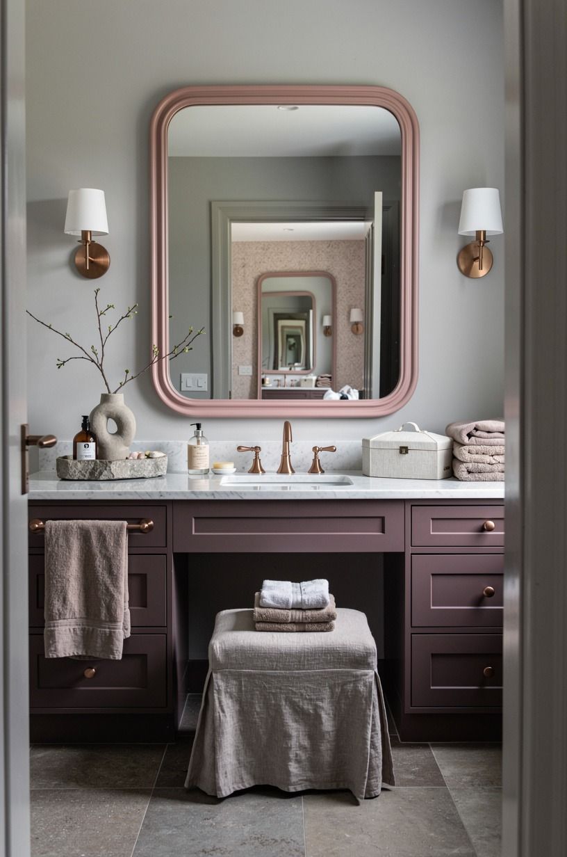 Can a pink mirror still look sophisticated?