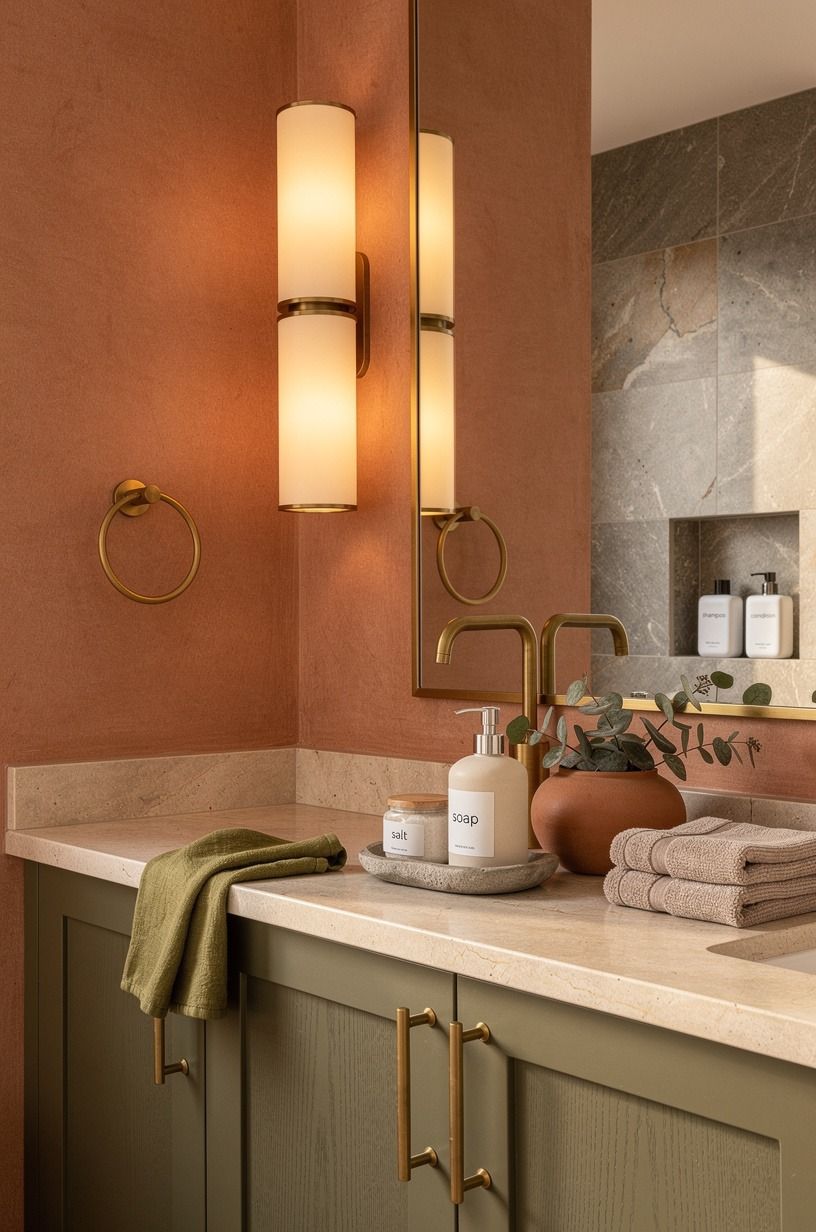 Can a Three-Height Light Stack fix a bland bathroom?