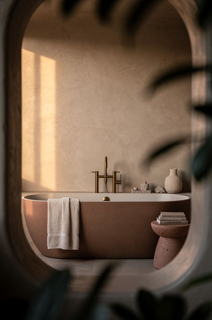 Choose a tub with a thin, calm silhouette