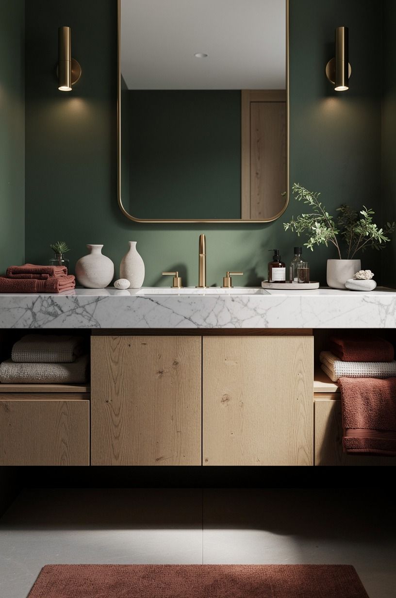 Choose Brushed Brass Over Mirror-Chrome