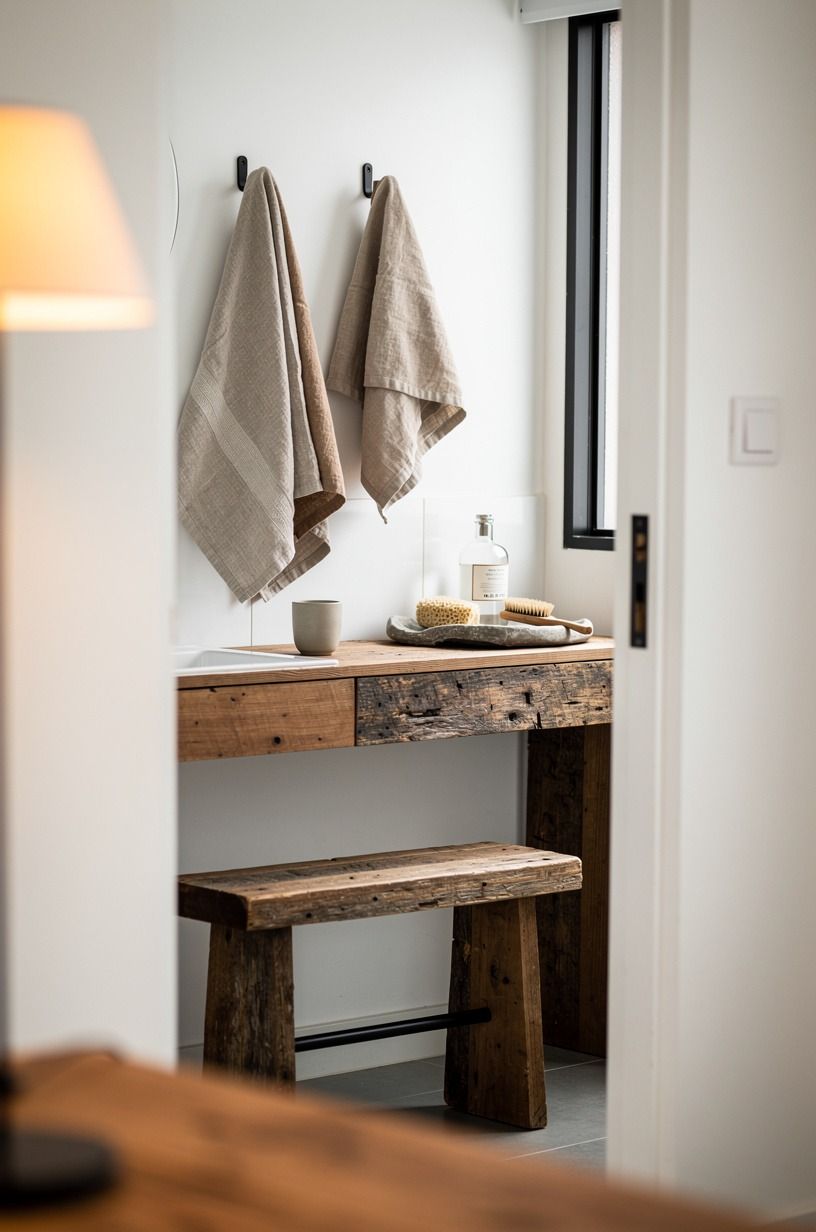 Choose linen over matching towel sets