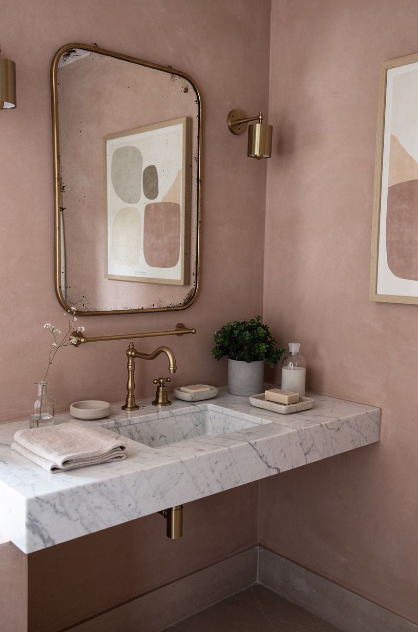 Choose pink like an adult: dusty, salty, or clay