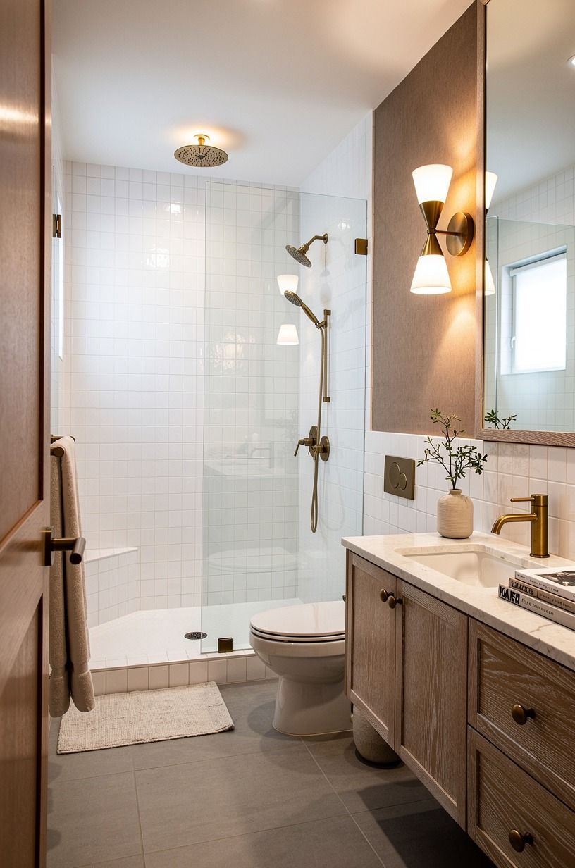 Choose white tile over white paint in the wet zone