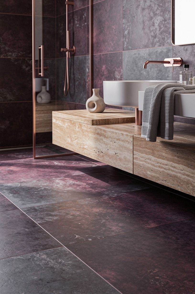 Finish with lighting that flatters the tile