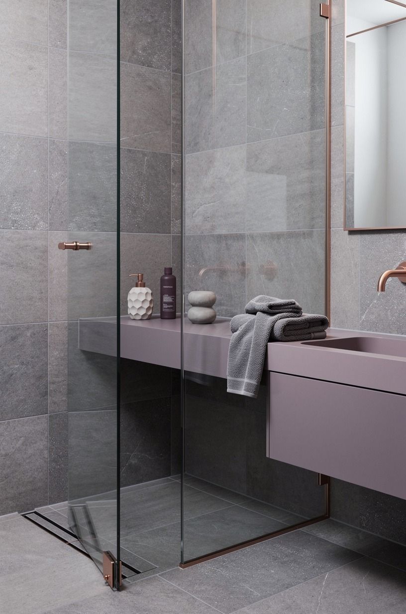 Float a walk in shower ledge at elbow height