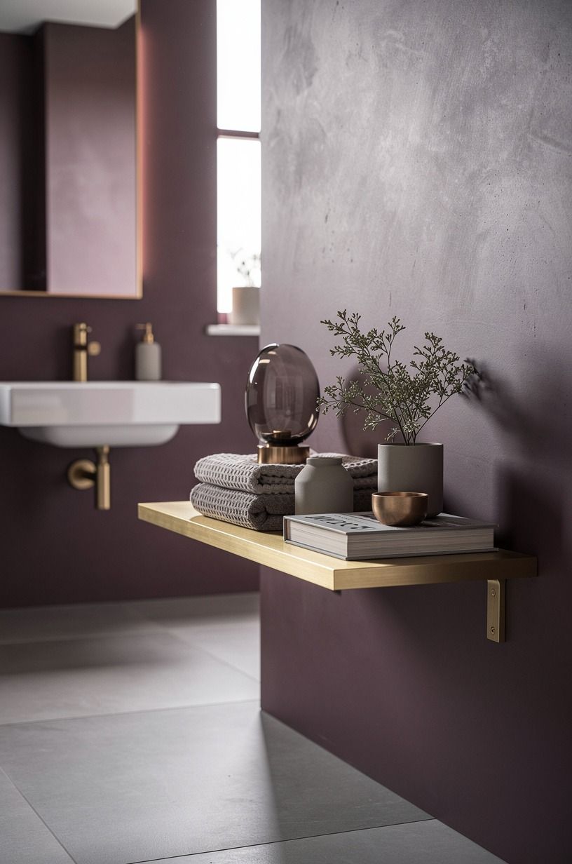 Float an open shelf where you need a pause
