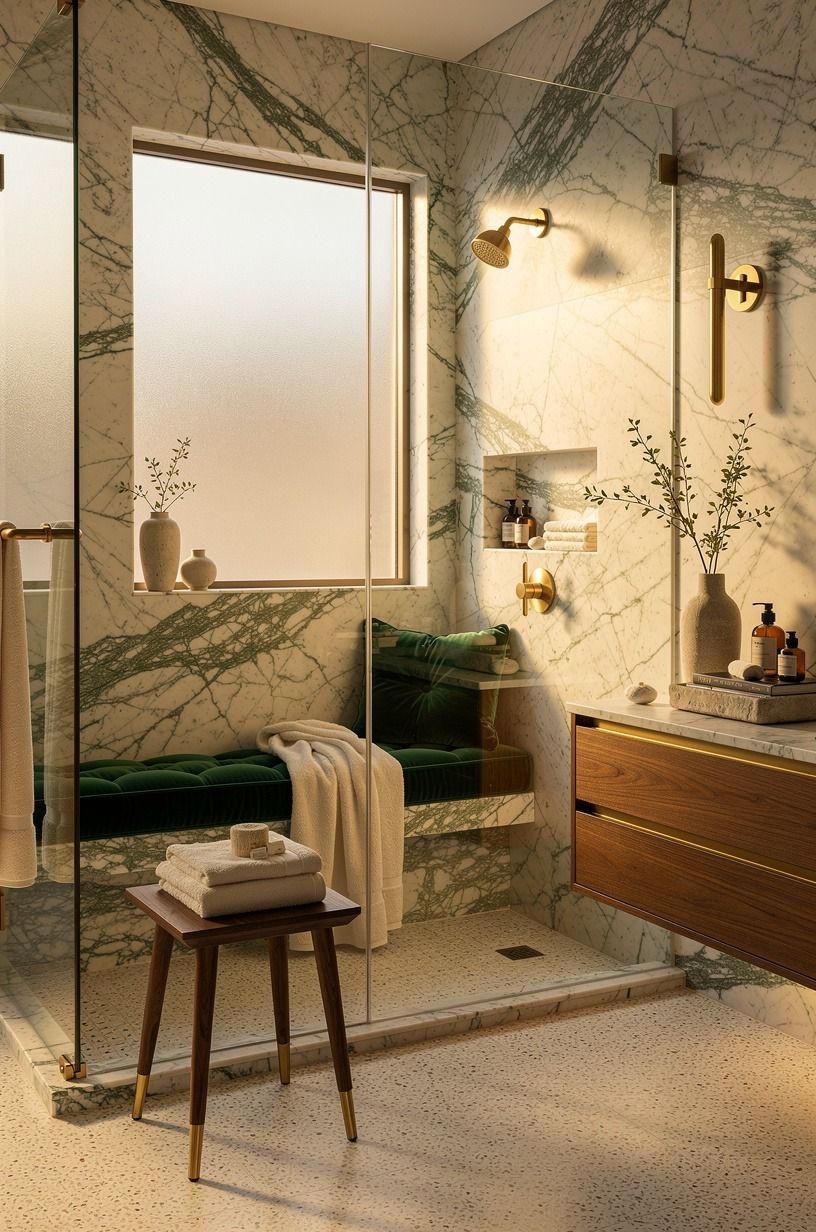 Frame a Marble Shower With a Window