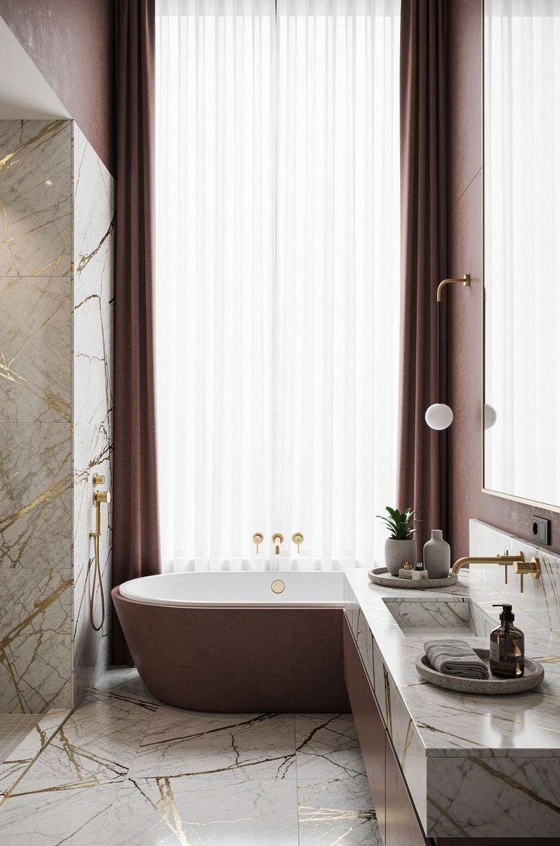 Hang a curtain high, not wide