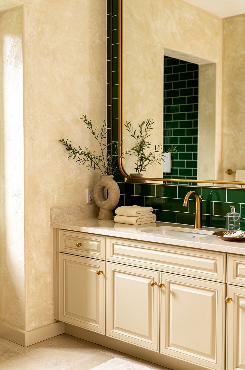 Lay down green tile only where it earns attention