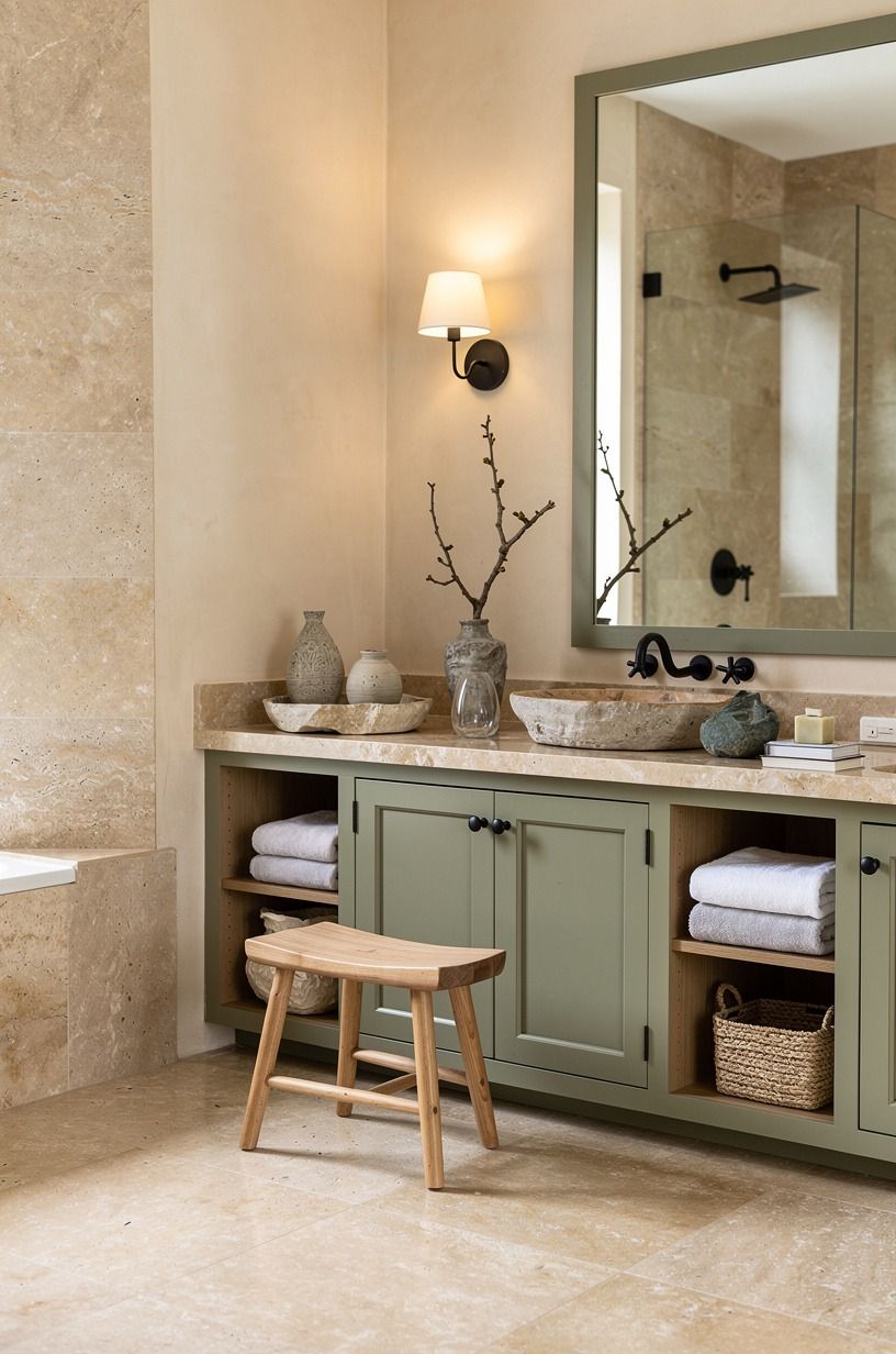 Layer the Two-Stone Rule for a coastal Italian interior design