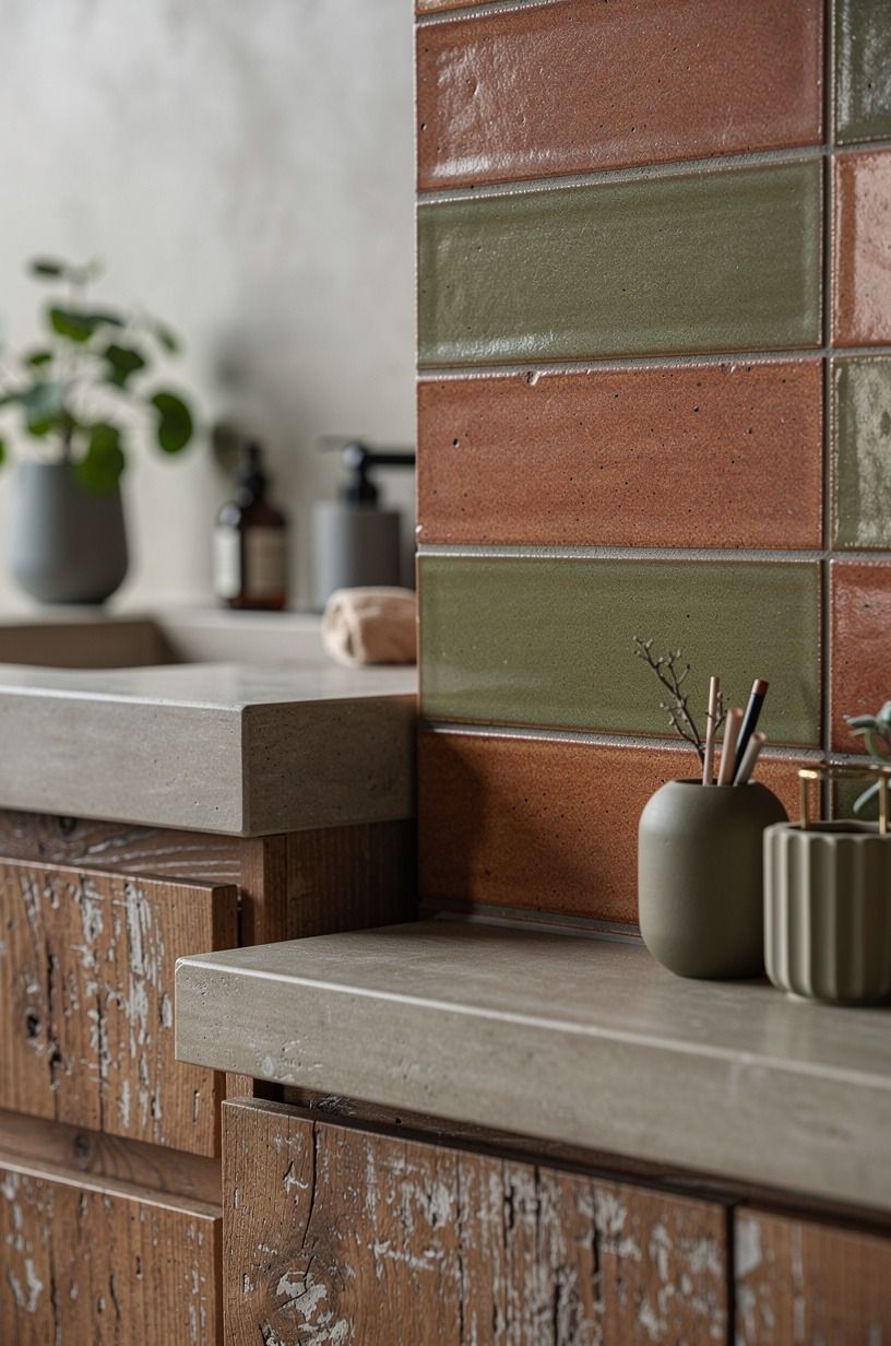 Let hand-glazed tile be the quiet jewelry