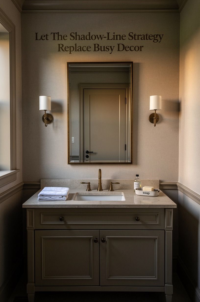Let The Shadow-Line Strategy Replace Busy Decor