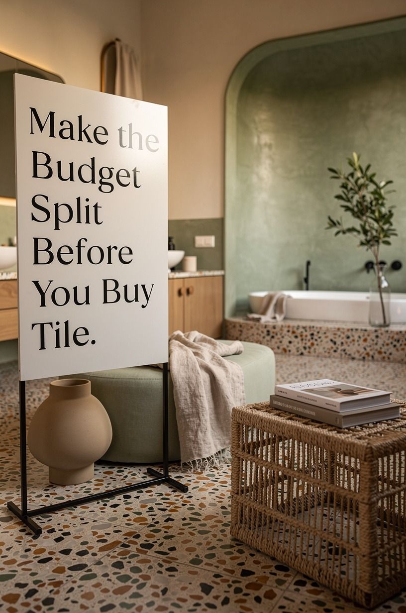 Make the Budget Split Before You Buy Tile