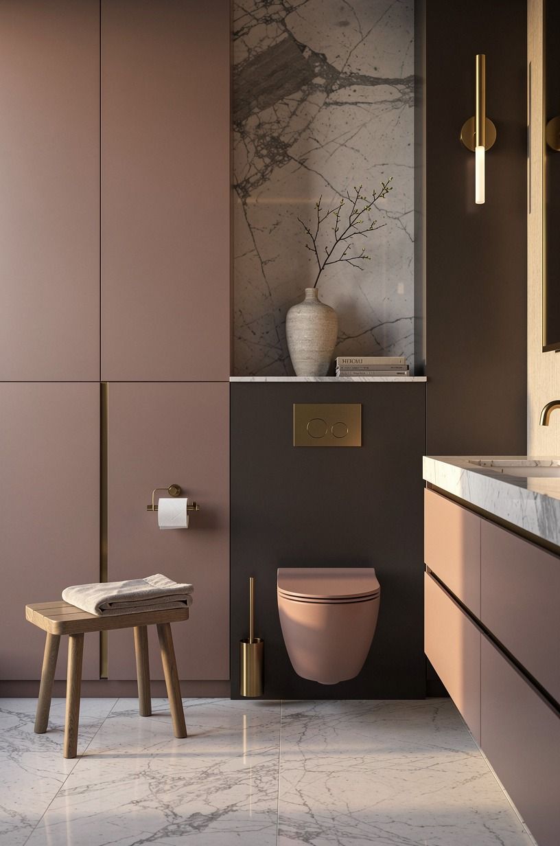 Make the toilet clearance feel deliberate
