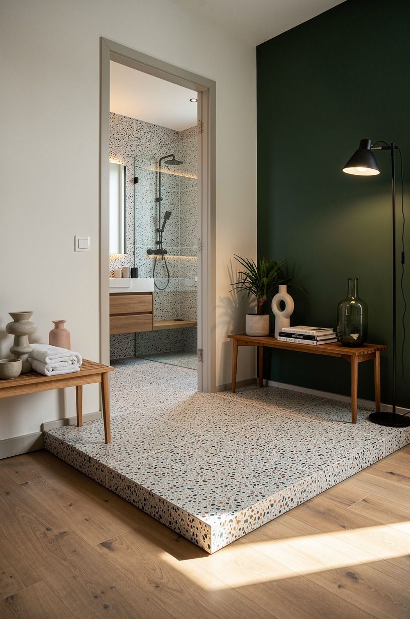 Mix a removable stone look for renters