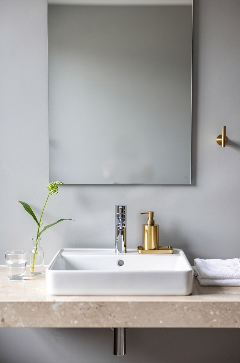 Mix brushed brass over chrome