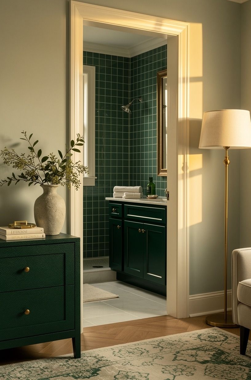 Mix Deep Tile With Sherwin-Williams Sea Salt