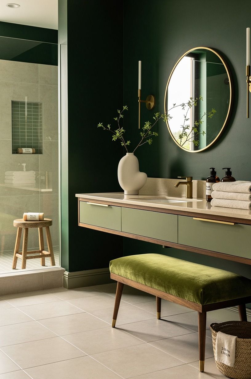Paint a Deep Green Envelope (Without Making It Heavy)