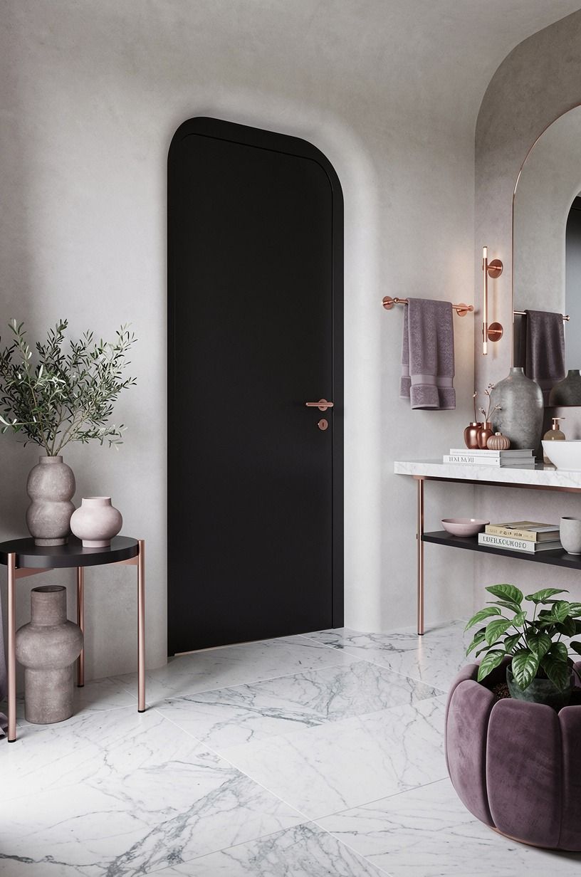 Paint the door black, not every wall