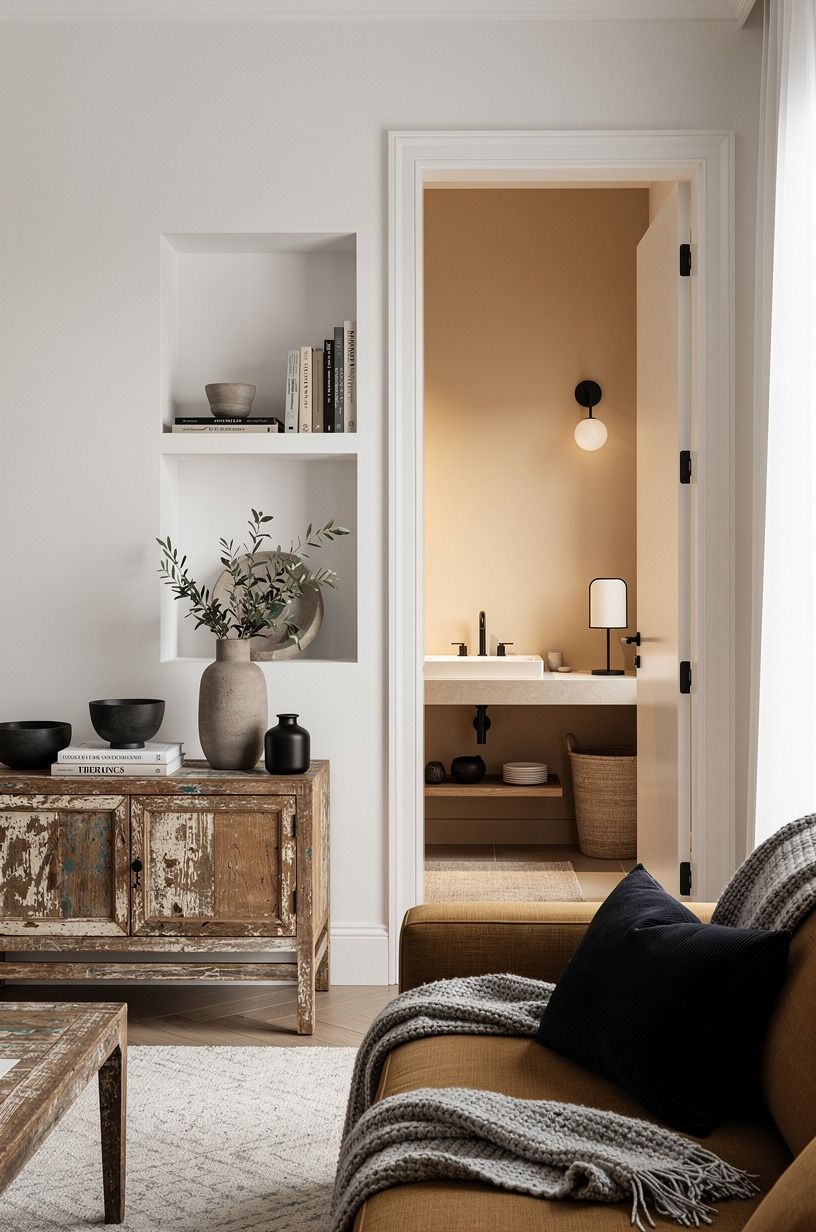 Paint the room around the niche, not against it