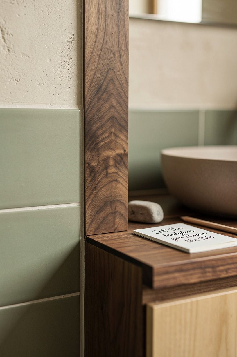 Set the budget before you choose the tile