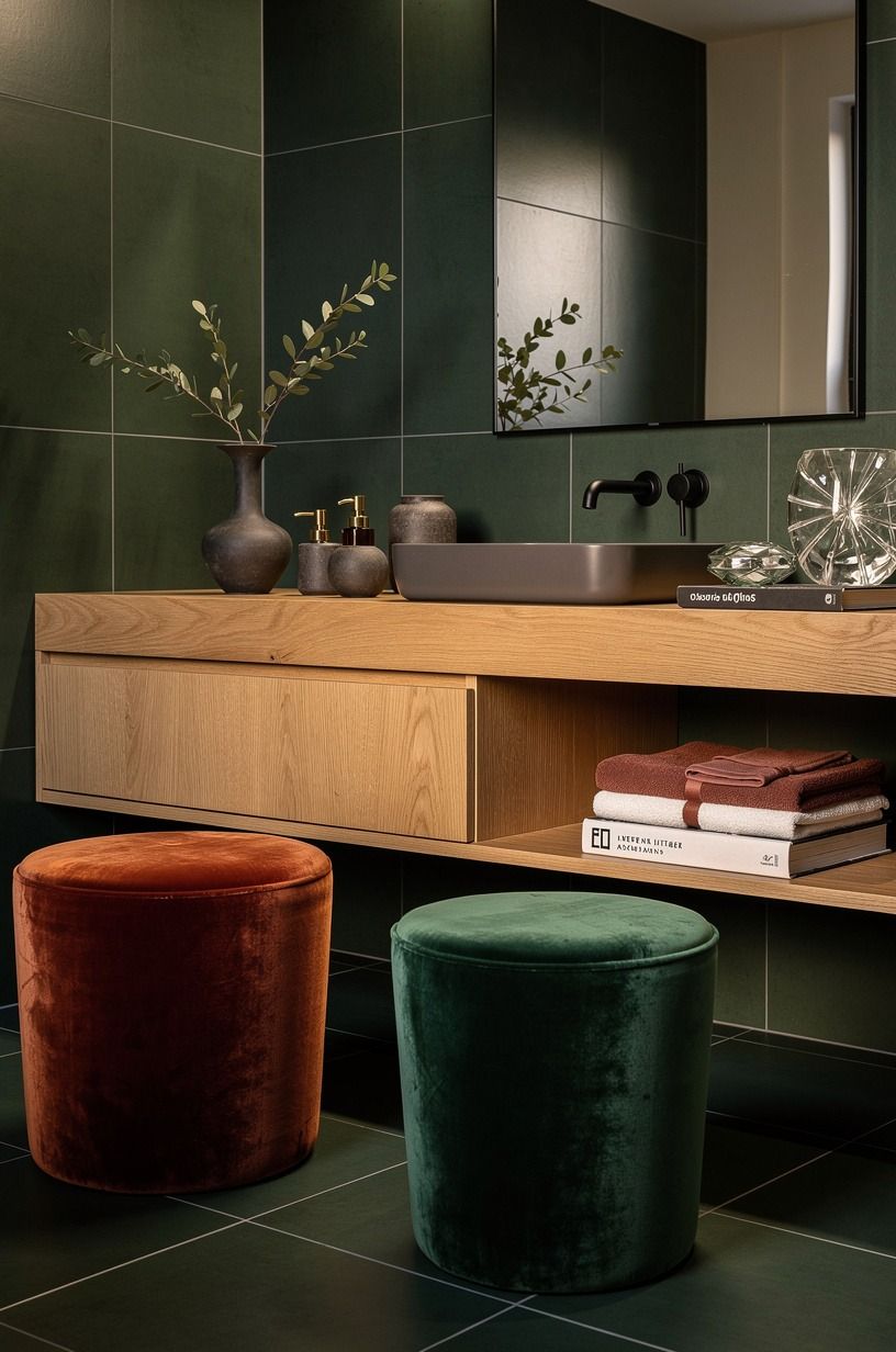 Skip the tiny mosaic in favor of fewer grout lines