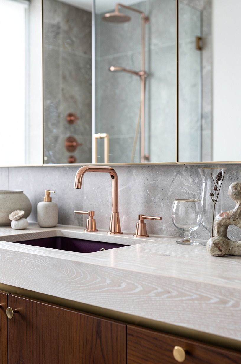 Spend on plumbing, save on the mirrors