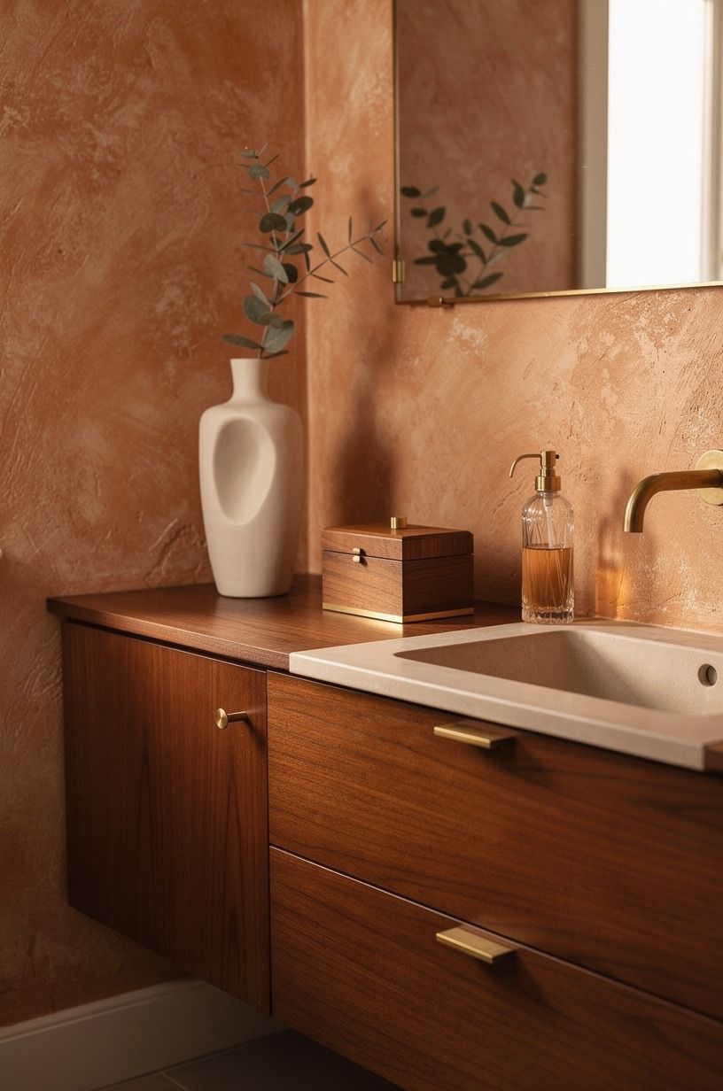 Style the Vanity Top with Three Period Props