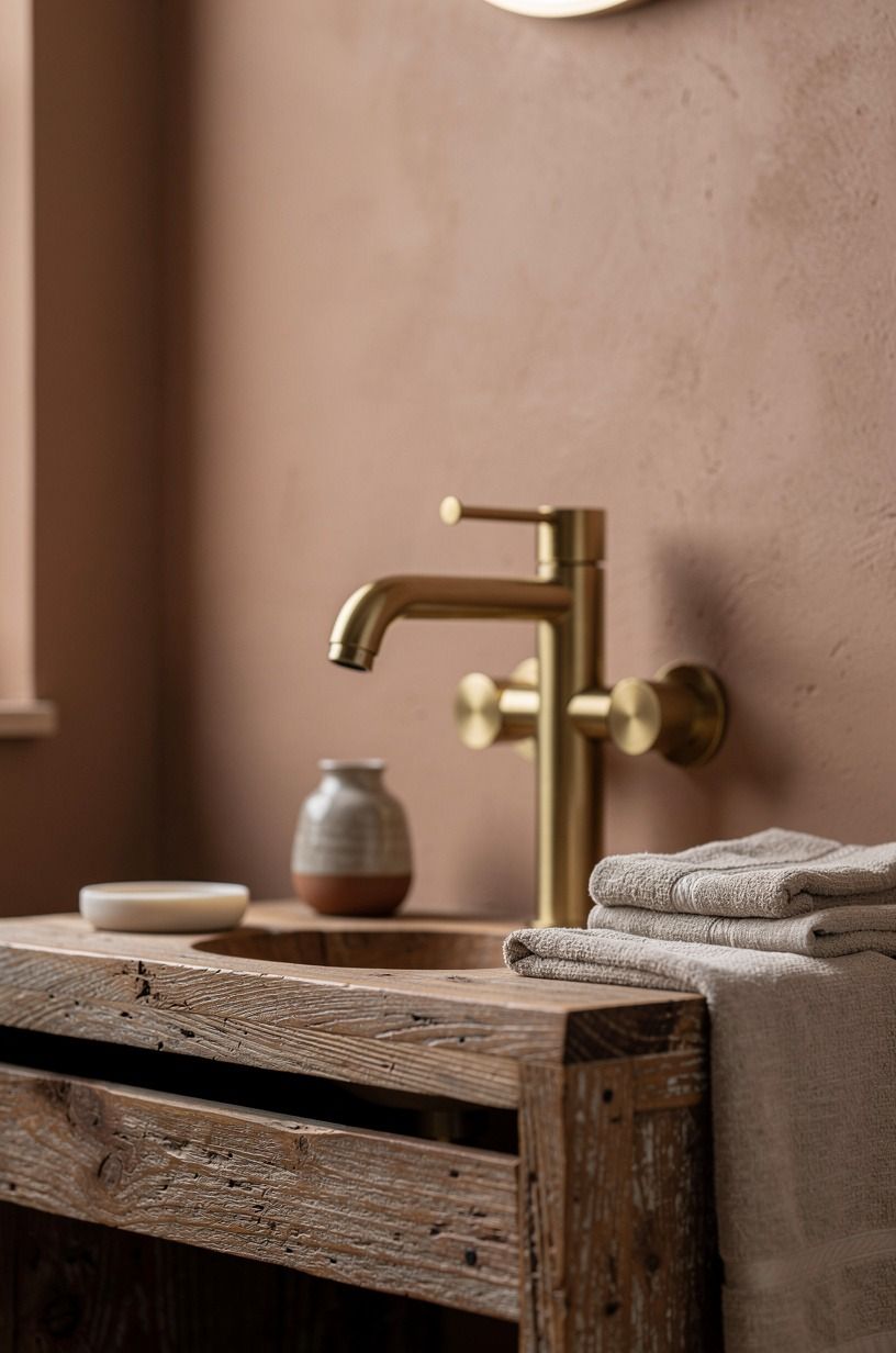 Swap Chrome for a Brushed Brass Faucet
