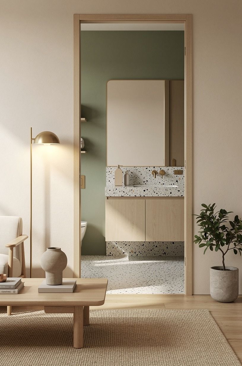 Swap chrome for unlacquered brass developing soft patina