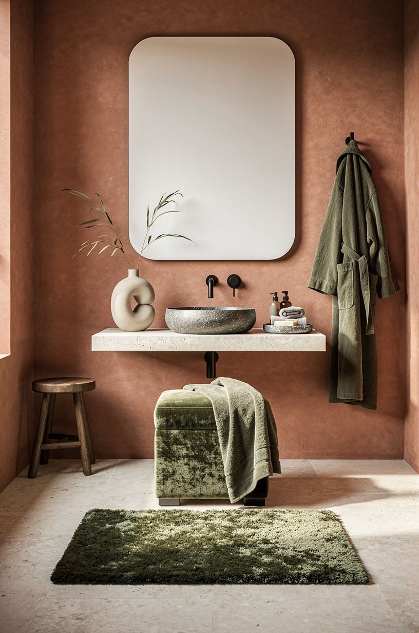Swap the mirror for a softened rectangle
