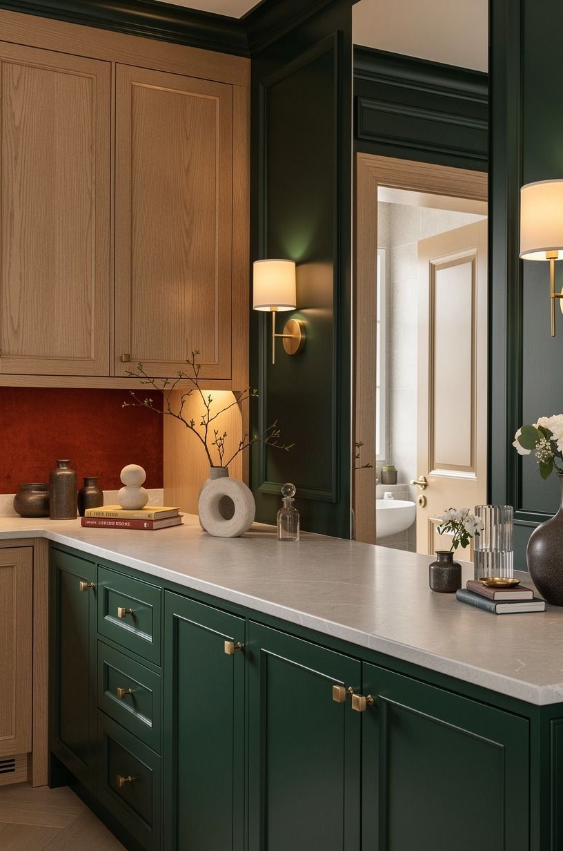 The Quiet Luxury Counter Rule uses one hard surface