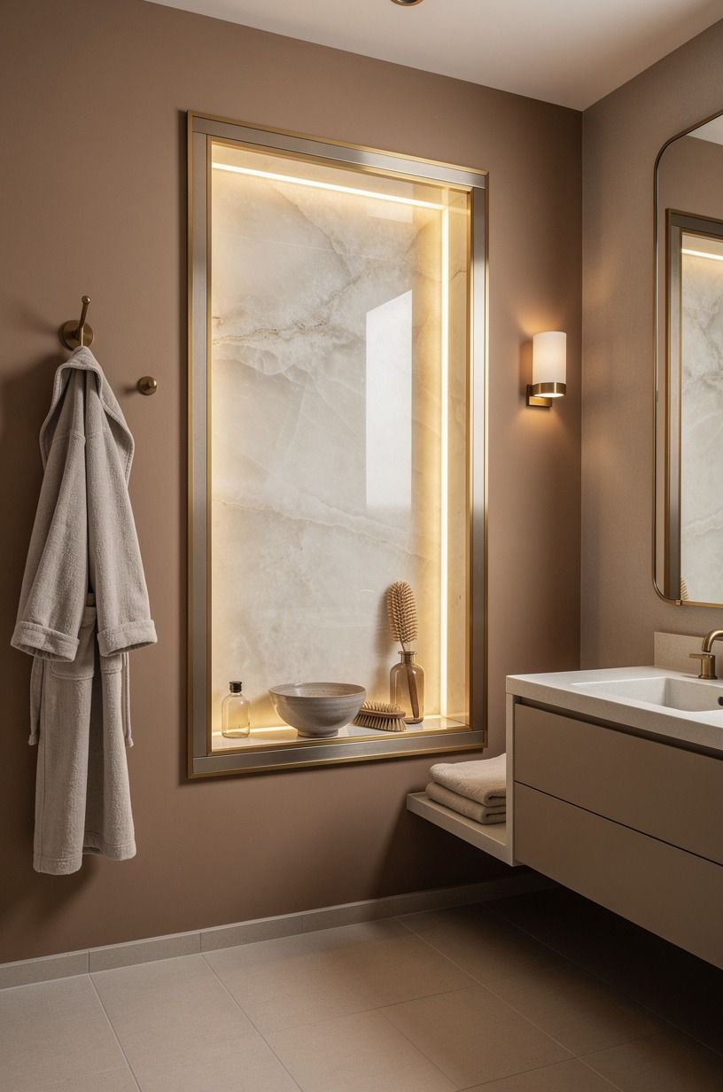 Try The Two-Metal Boundary around your shower storage