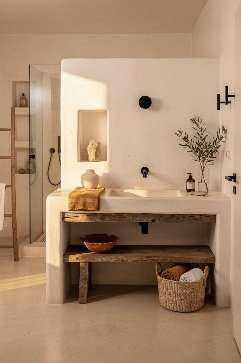 Use Spanish bathroom hacienda style in a rental
