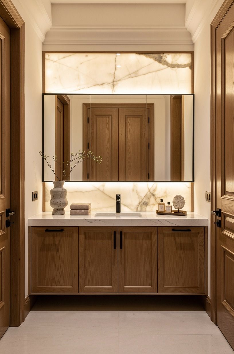 Use the Two-Wood Rule around your sink