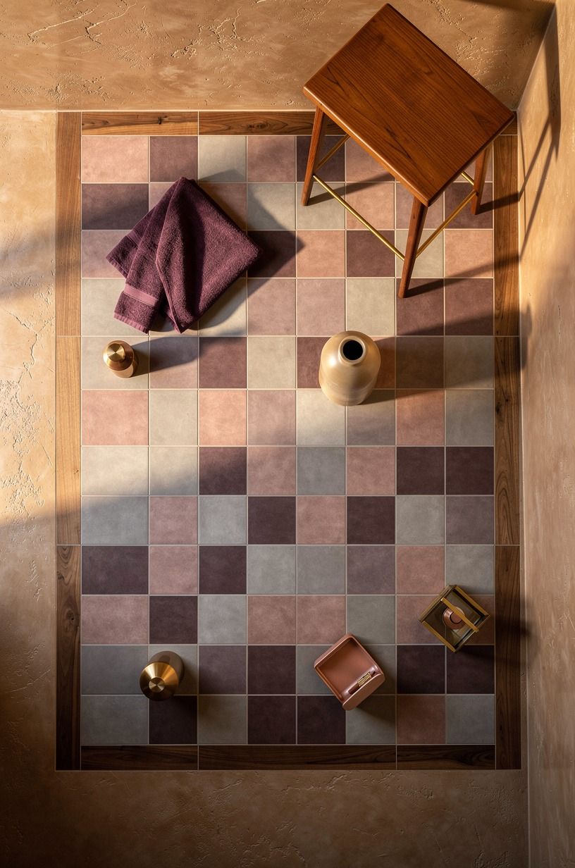 Use the Walnut Frame Rule around a simple field tile