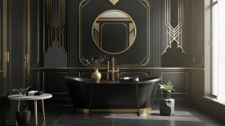 17 Black and Gold Bathroom Ideas for Pure Art-Deco Glamour That Feel Luxe