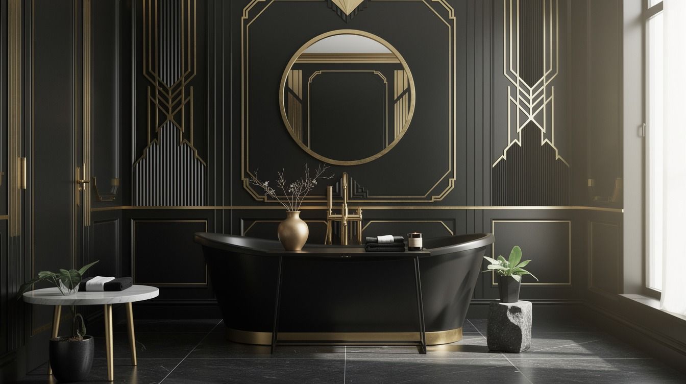 17 Black and Gold Bathroom Ideas for Pure Art-Deco Glamour That Feel Luxe